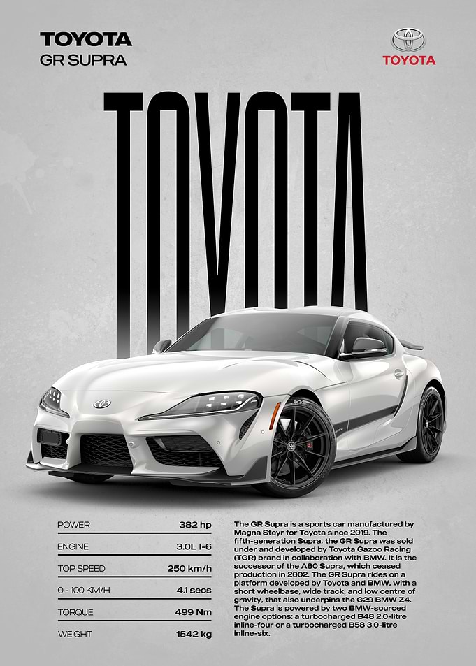 Toyota GR Supra Sports Car