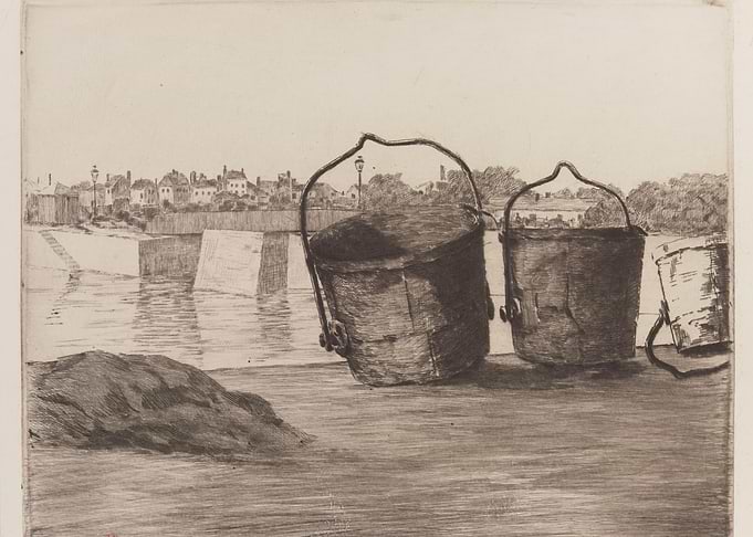 Buckets by the Water