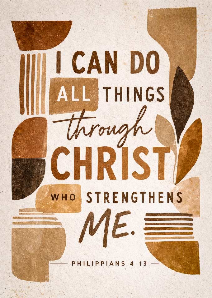 Philippians 4:13 Inspirational Quote