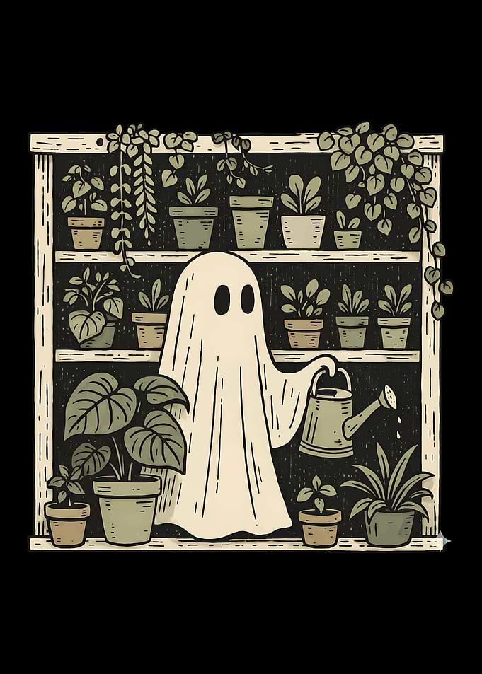 Ghost watering plants