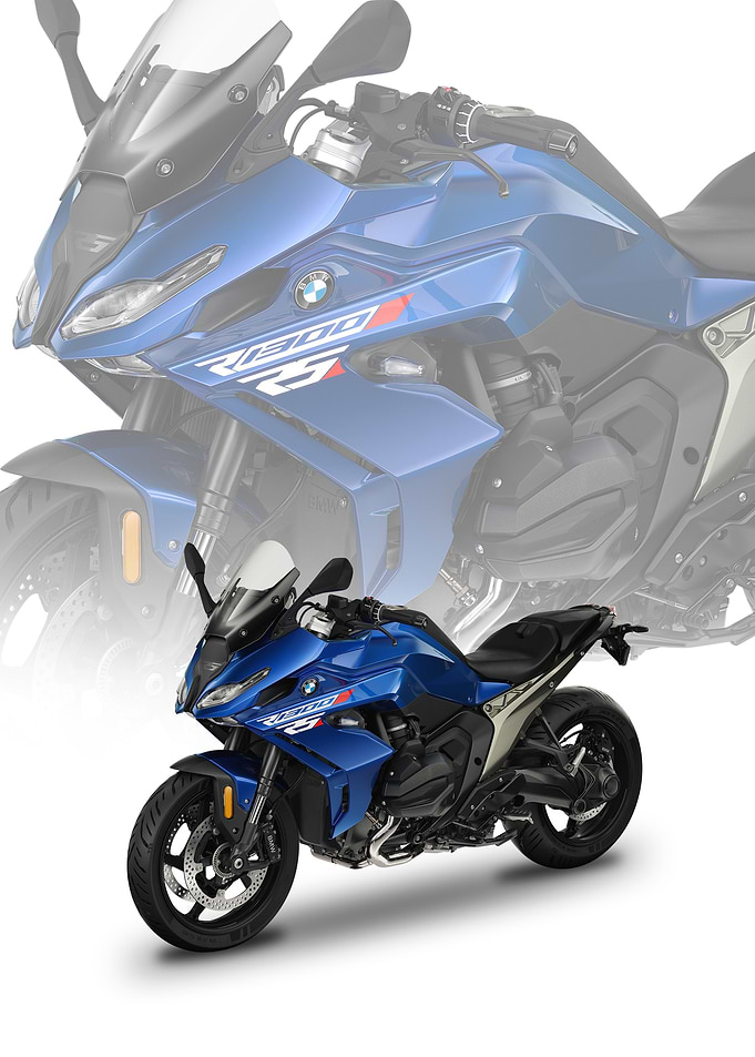 Blue BMW R 1300 RS Motorcycle