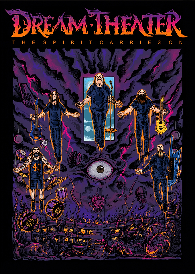 Dream Theater The Spirit Carries On Poster