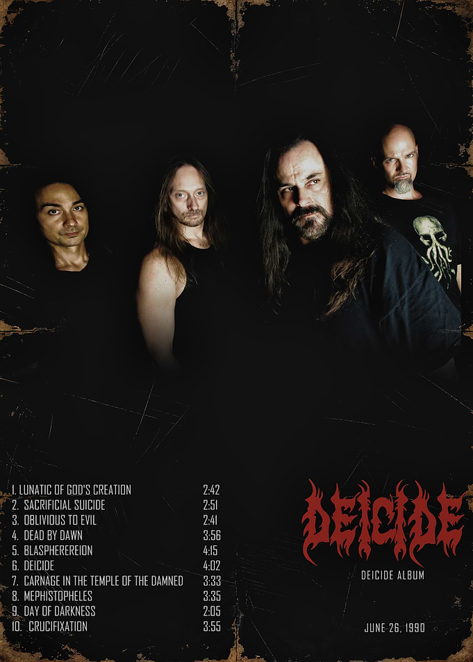 Deicide Album Cover with Band Photo