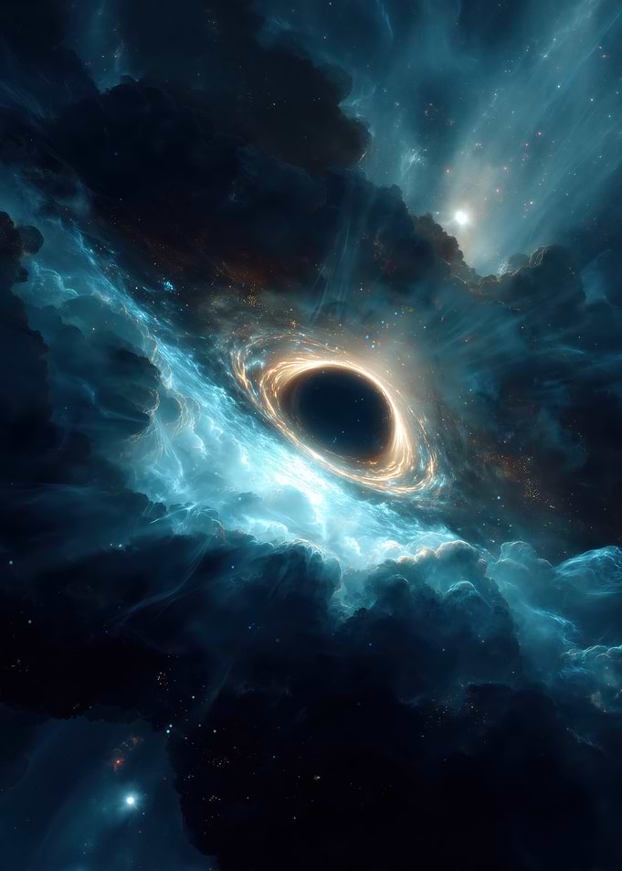 Black Hole in Nebula