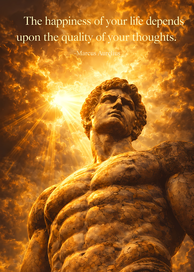 Marcus Aurelius quote on happiness