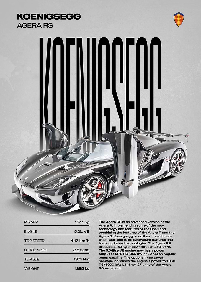 Koenigsegg Agera RS Supercar