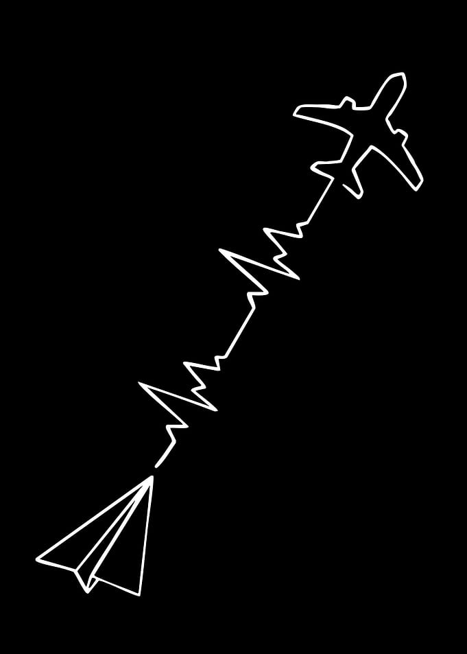 Paper Airplane to Jet Plane Heartbeat