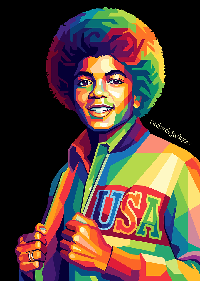Michael Jackson Pop Art Portrait