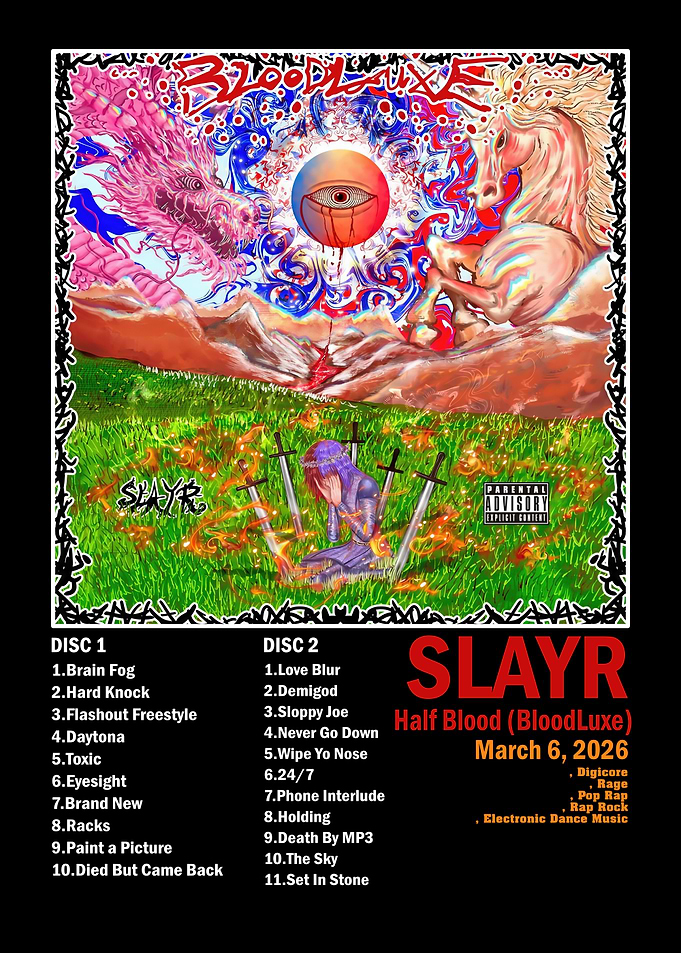 Blood Luxe SLAYR Album Art