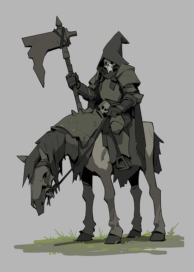 Grim Reaper on Horseback