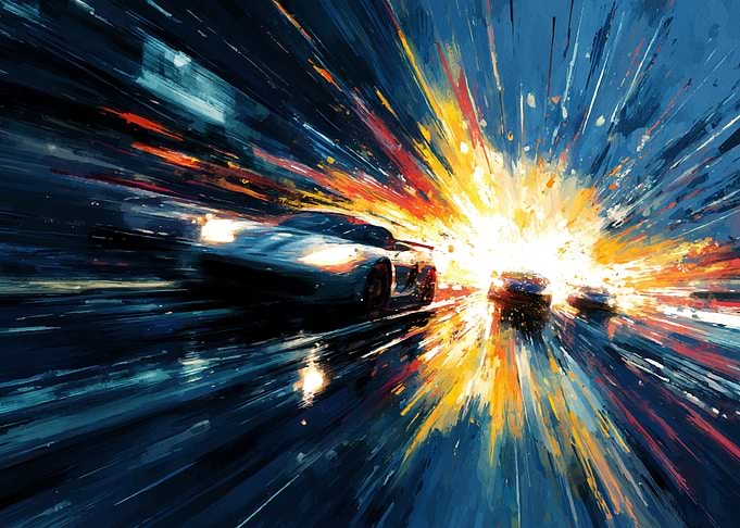 Explosive Car Race