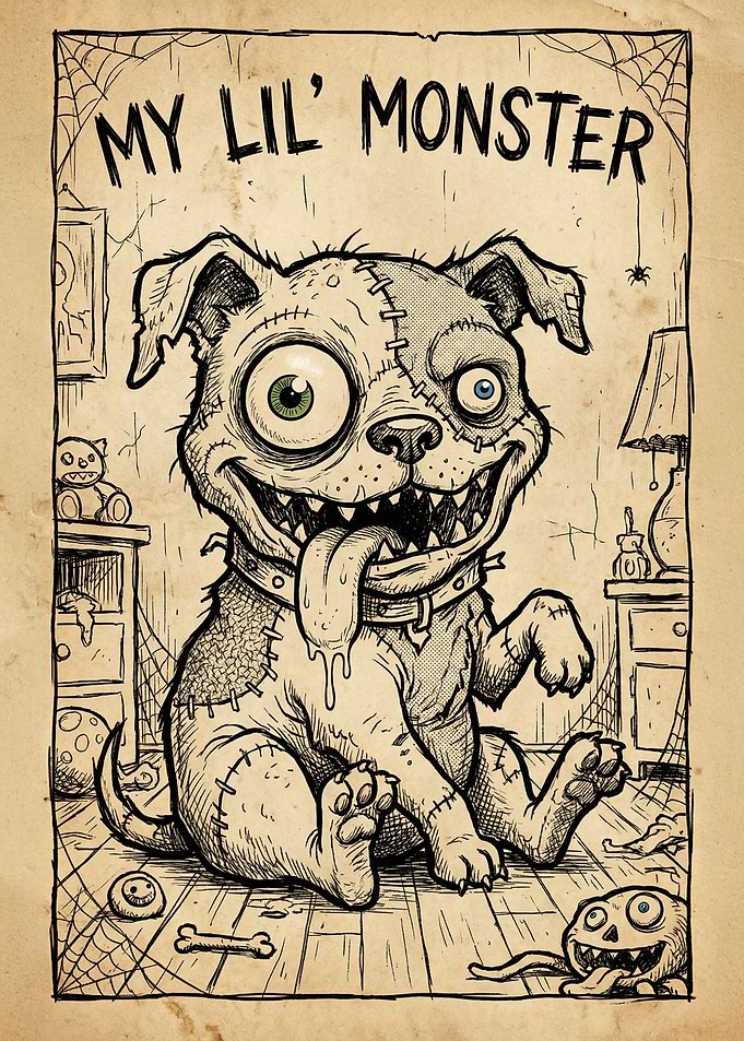 My Lil' Monster Frankenstein Dog