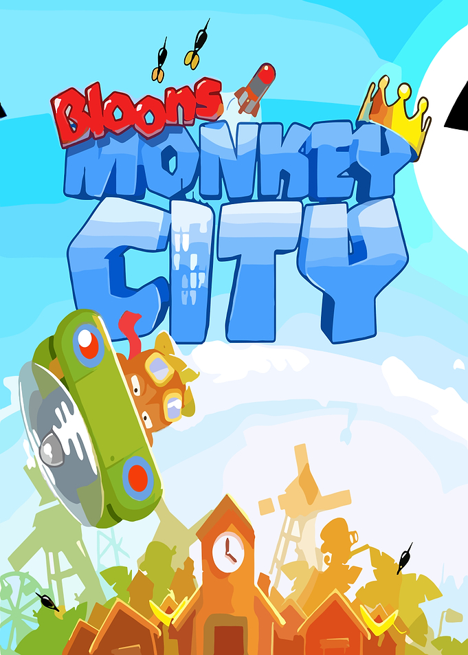 Bloons Monkey City Game Art