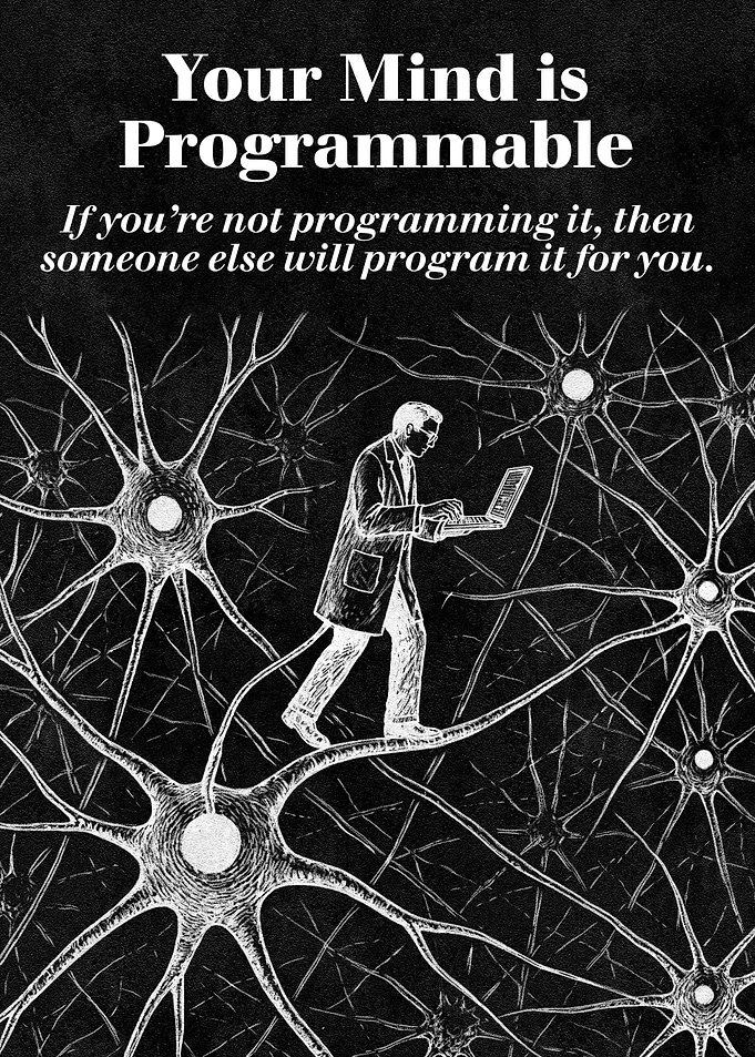 Inspirational Poster – “Program Your Mind for Success” Motivational Wall Art