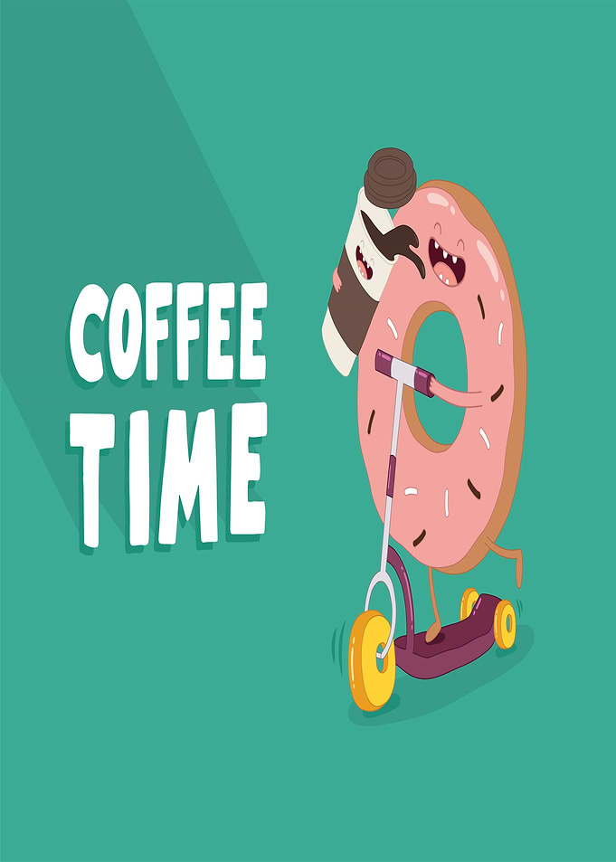 Donut and Coffee Time