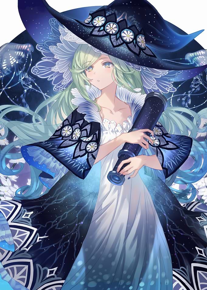 Celestial Witch with Telescope
