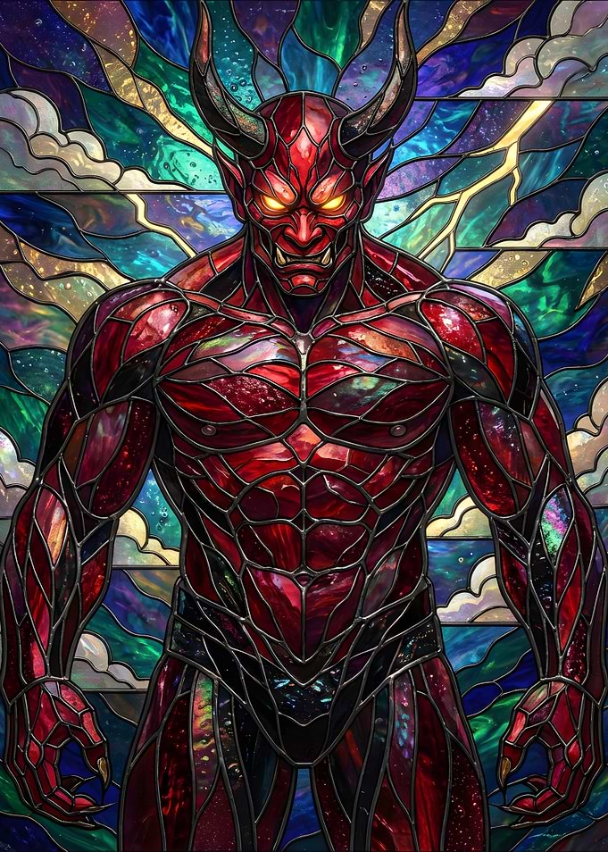 Stained Glass Demon
