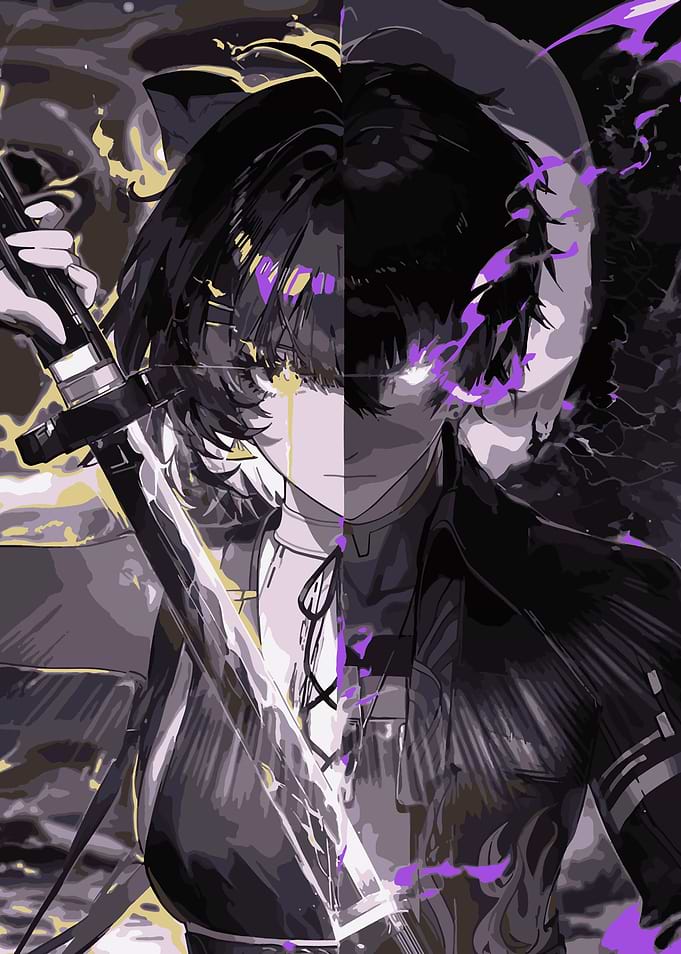Anime Character with Katana