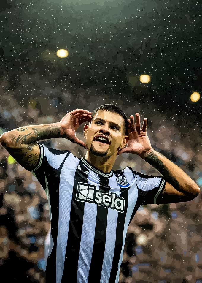 Football Player Celebrating Goal