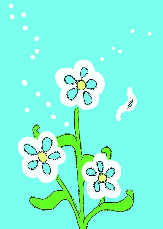 Large Daisies On A Summer Day
