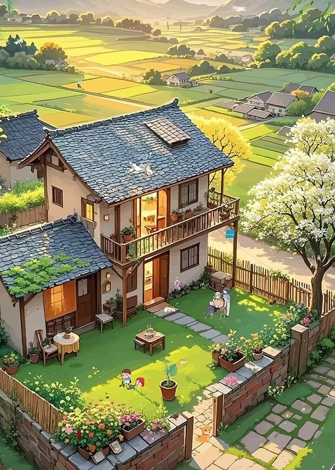 Idyllic Japanese Countryside Home
