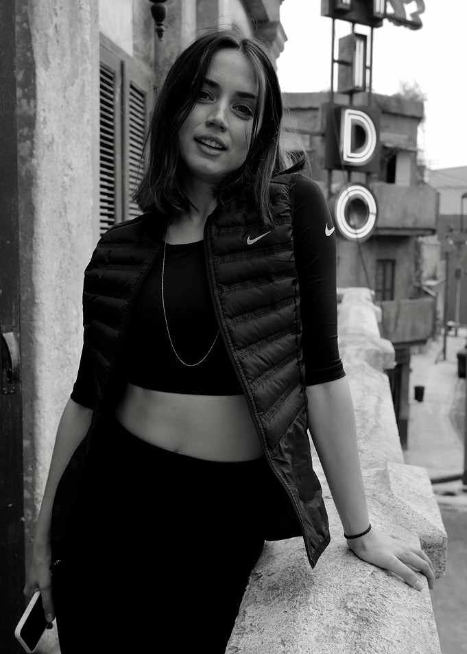 Ana de Armas in Black Outfit