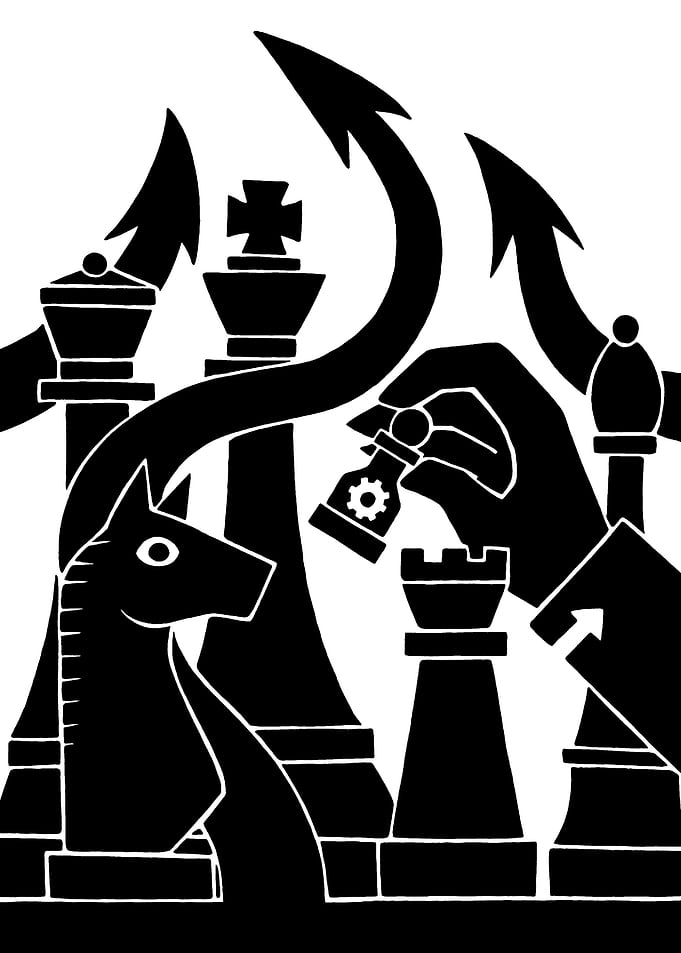 Chess Strategy with Arrows