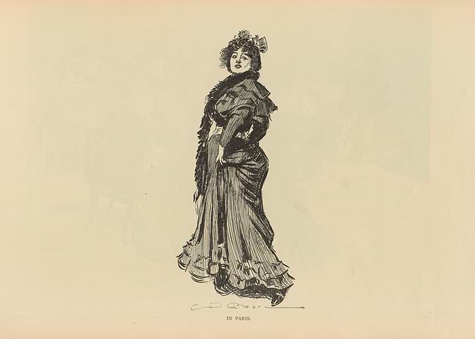 Woman in Parisian Fashion