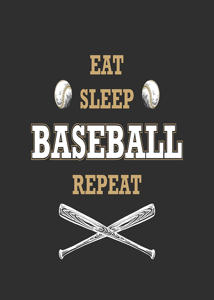 Eat Sleep Baseball Repeat