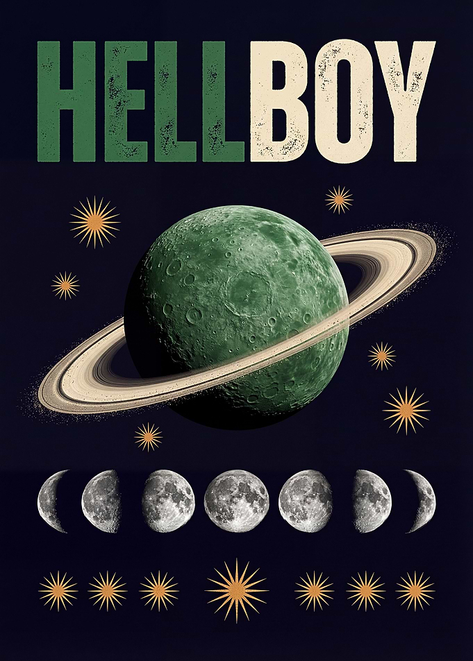 Hellboy Planet and Moon Phases