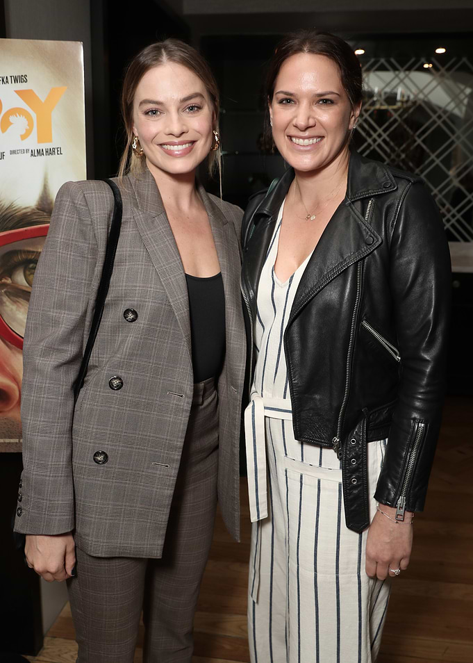 Margot Robbie and Alma Har'el
