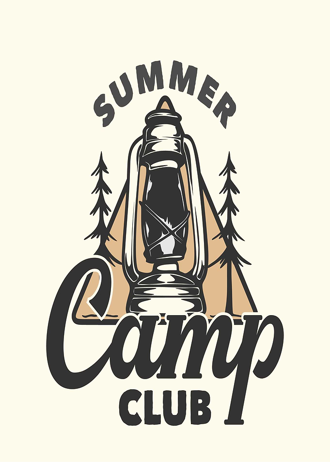 Summer Camp Club Lantern and Tent