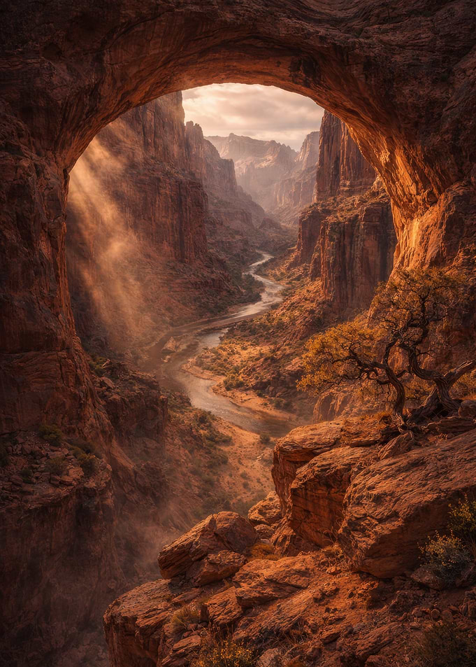 Grand Canyon Archway Sunrise