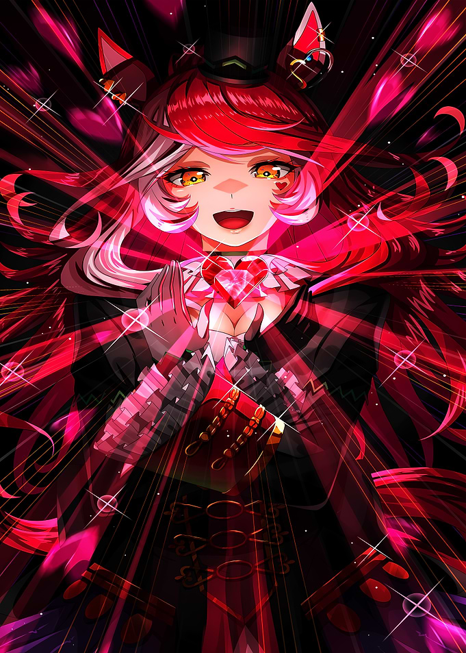Anime Girl with Heart Gem