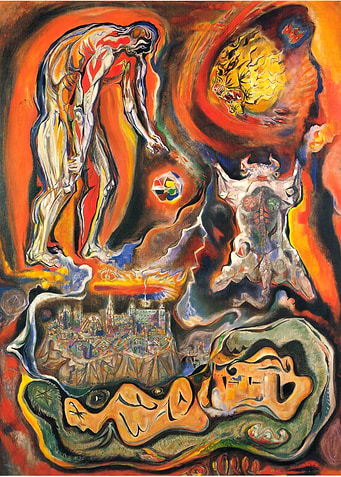 Surrealist Vision of Creation and Destruction