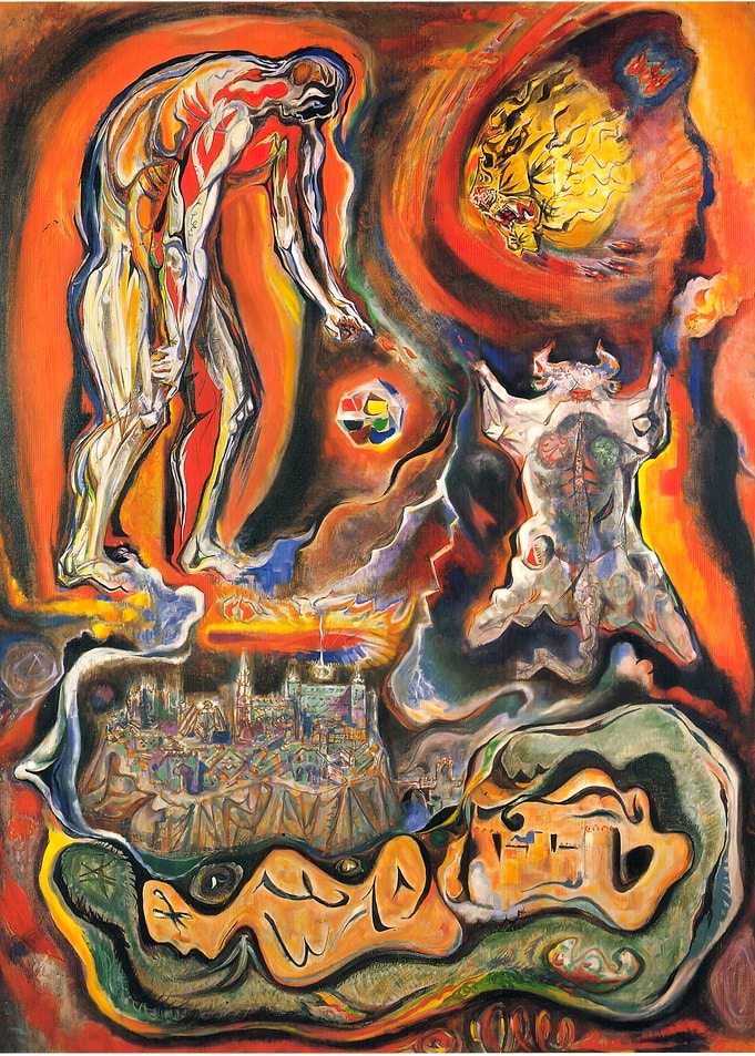 Surrealist Vision of Creation and Destruction