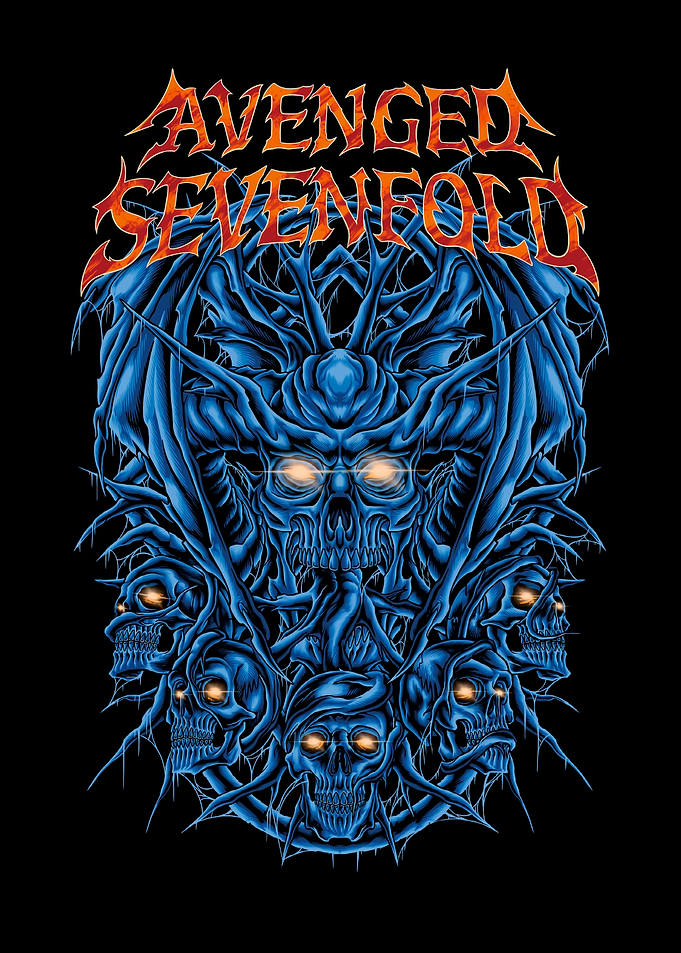 Avenged Sevenfold Skull Art