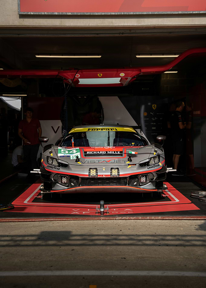 Racing Car in Pit Stop