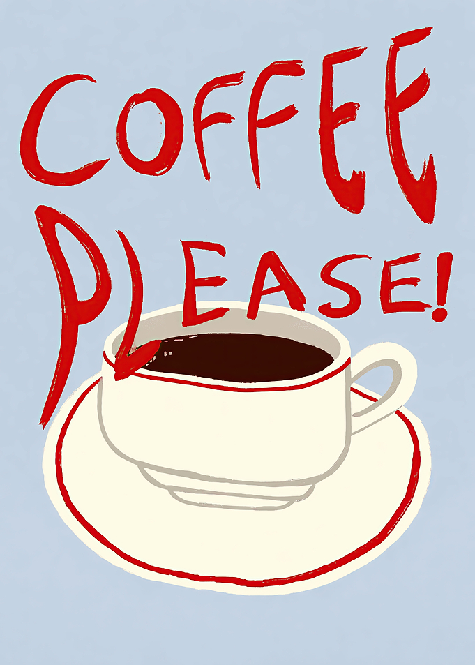 Coffee Please Text Art