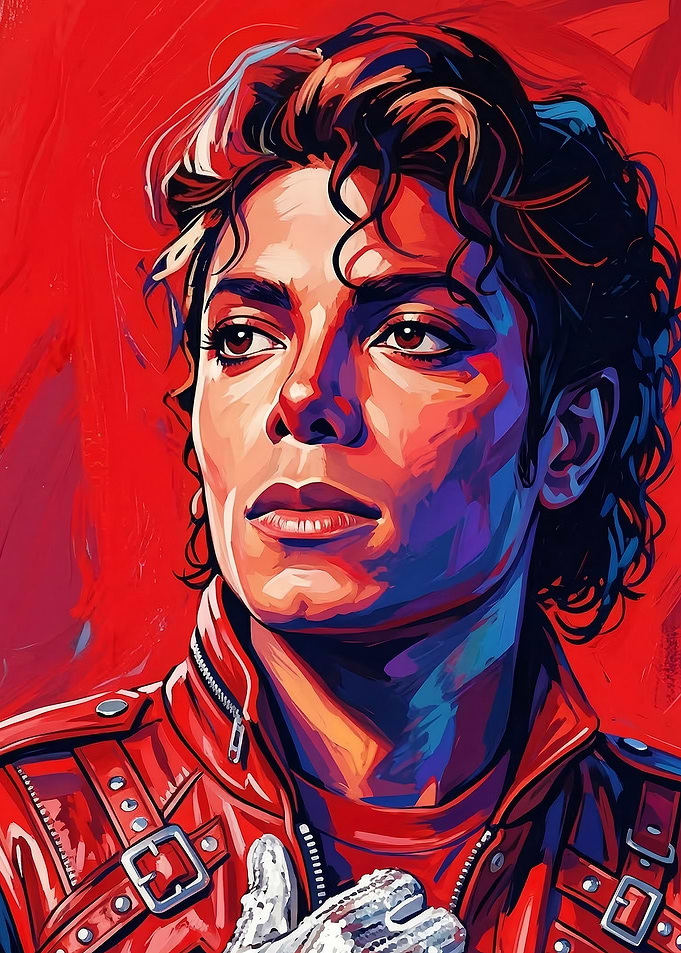 Michael Jackson Pop Art Portrait