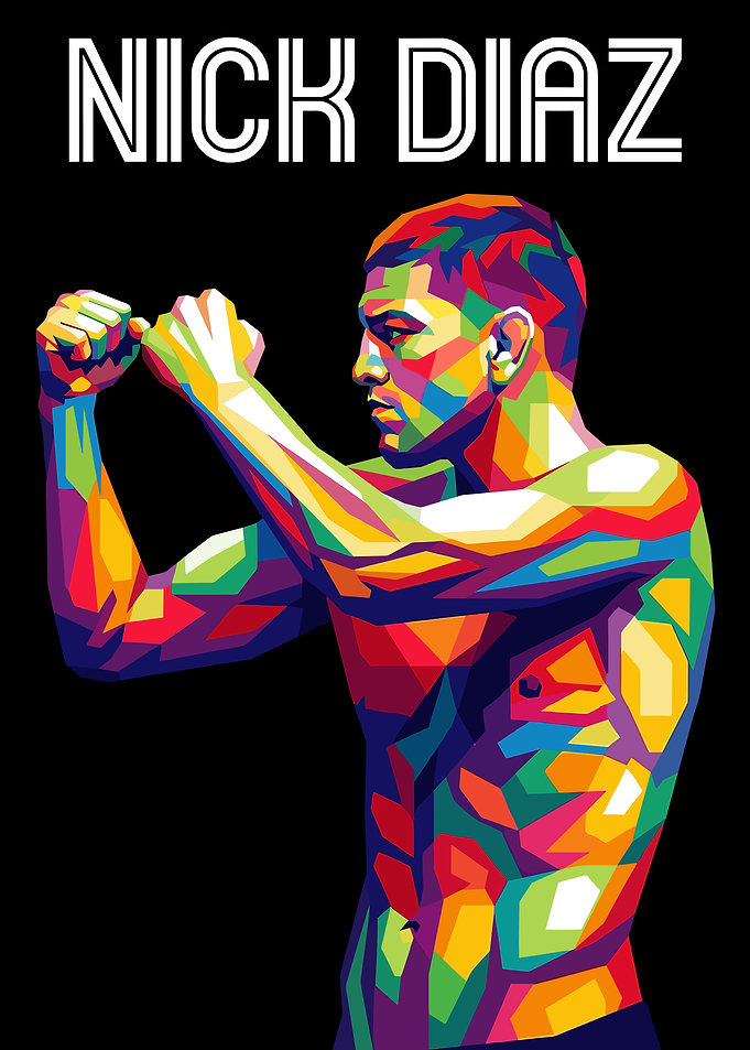 Nick Diaz WPAP Art