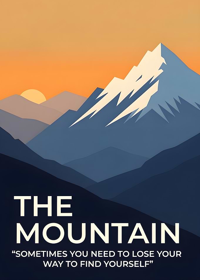 The Mountain Motivational Poster