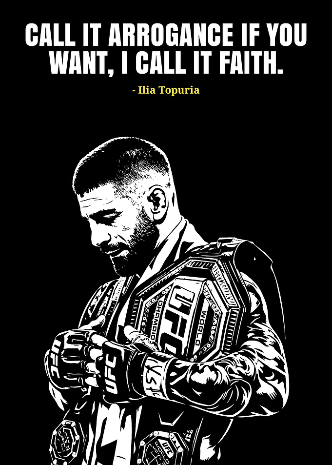 Ilia Topuria UFC Champion Quote