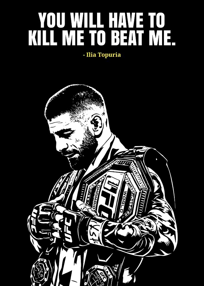 Ilia Topuria UFC Champion Quote