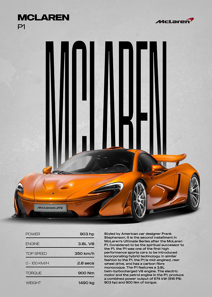 McLaren P1 Supercar
