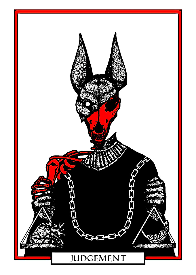 Judgement Tarot Card Skeleton