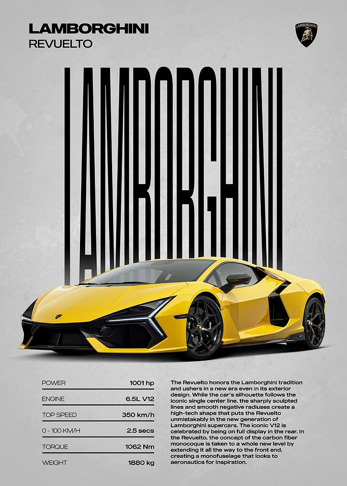 Lamborghini Revuelto Supercar