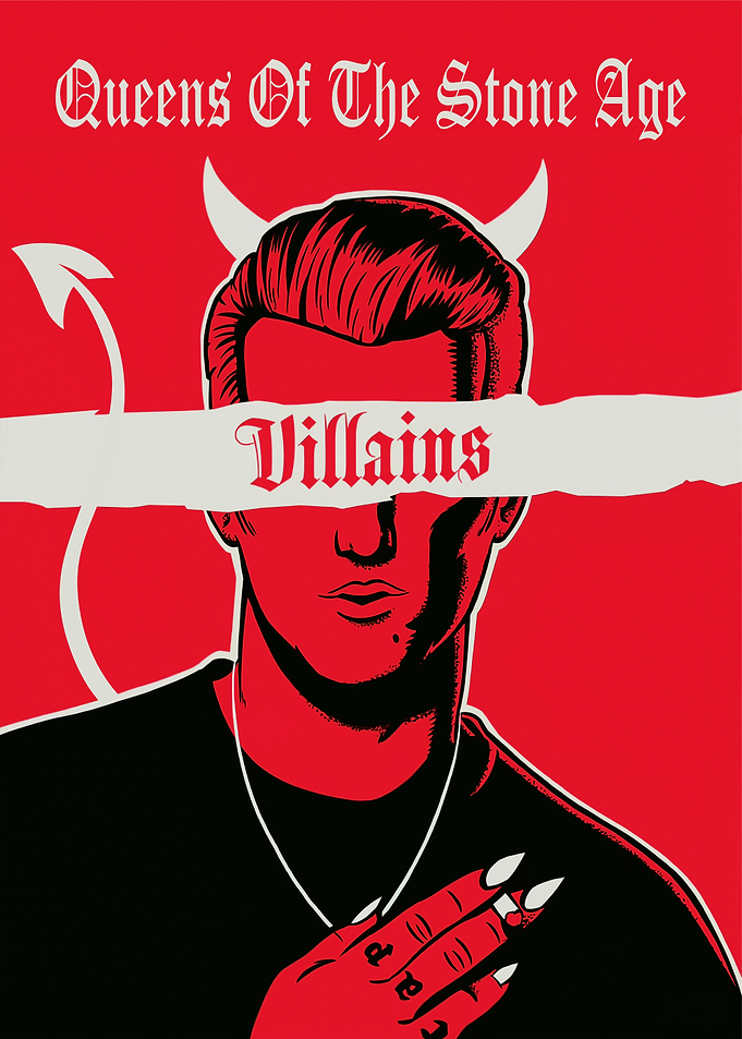 Queens of the Stone Age Villains Poster