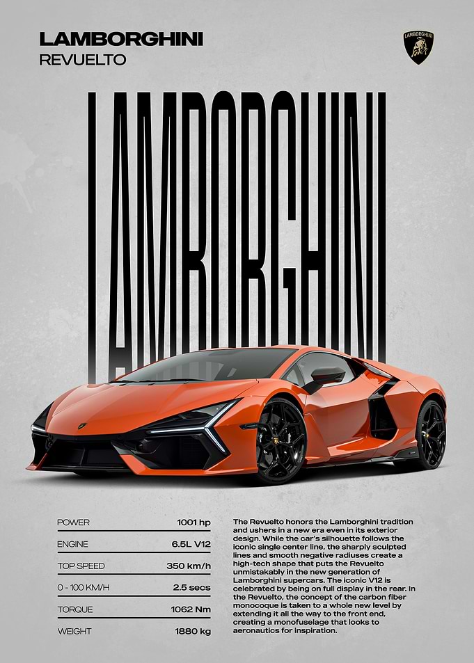 Lamborghini Revuelto Supercar