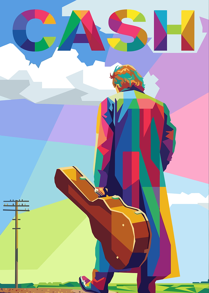 Johnny Cash Pop Art